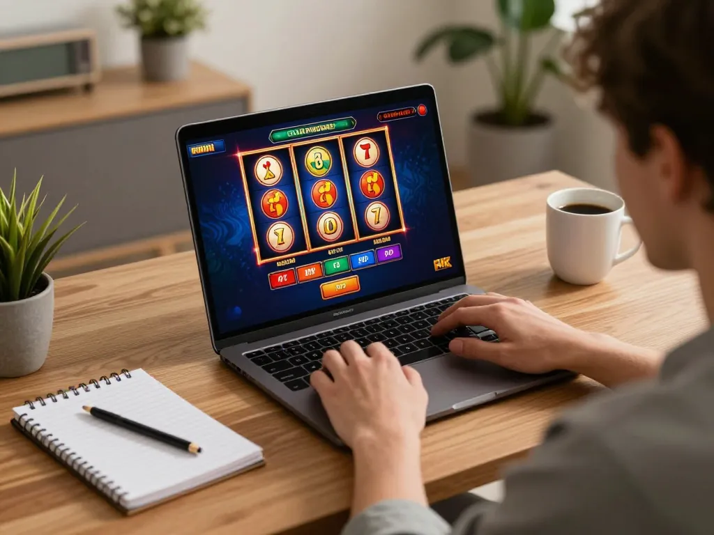Engaging online gaming at tg88 with dynamic slot machine graphics on screen