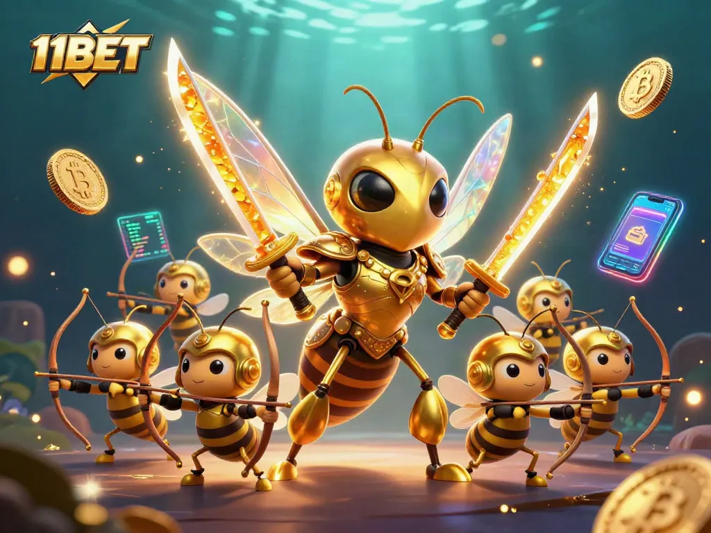 Engage with thrilling gaming at 11BET featuring vibrant casino elements and immersive 3D visuals.