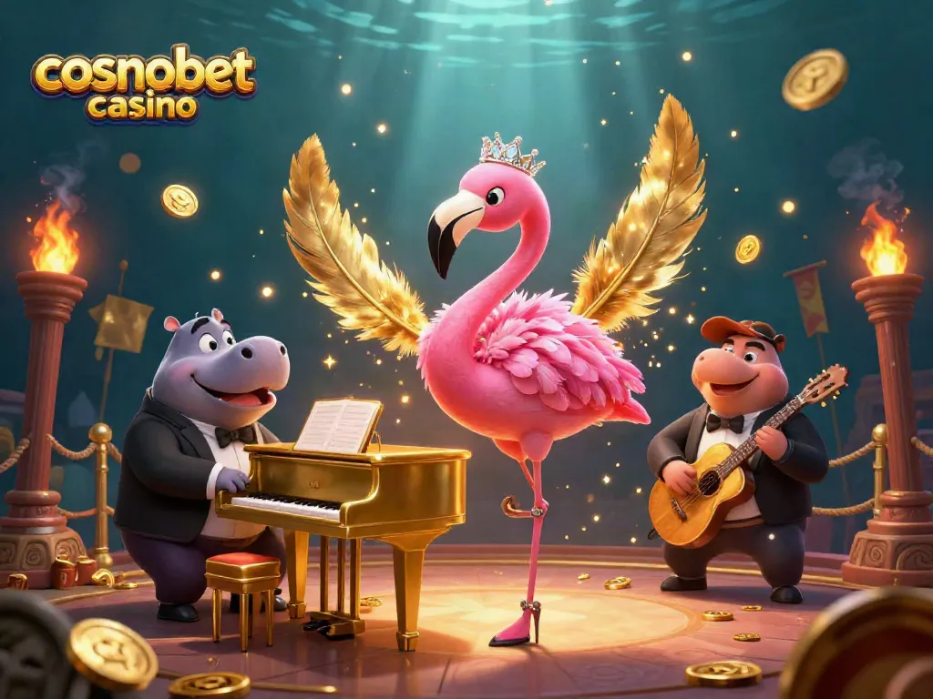 Experience the thrill at cosmobet casino with vibrant characters and dynamic gaming elements.