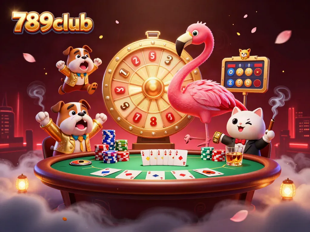 Experience thrilling gameplay at 789club with vibrant characters, jackpot prizes, and poker excitement!