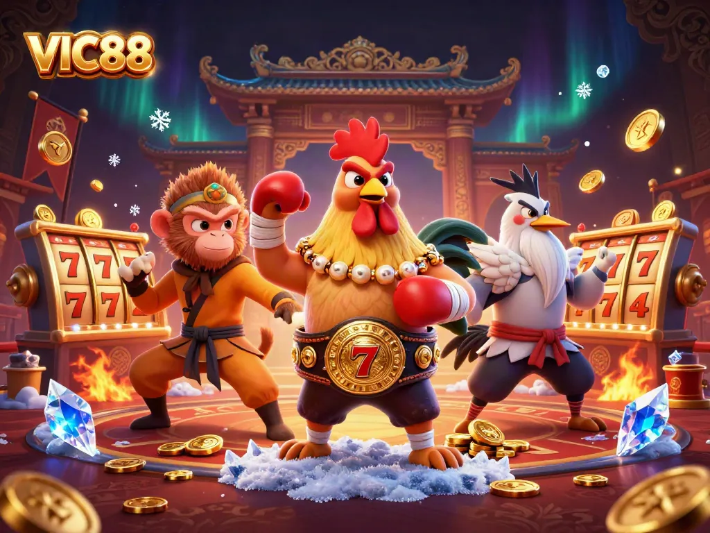 Experience the excitement of VIC88 with dynamic gaming action and captivating characters.