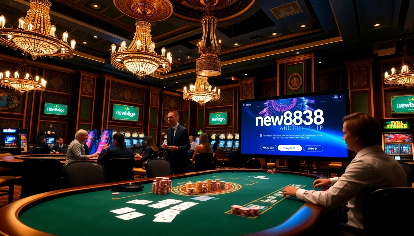 Experience the excitement of gambling at https://new8838.net/ with a vibrant casino scene.