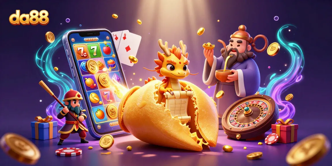 Spin to win at da88 with vibrant slot game elements and enticing casino characters.