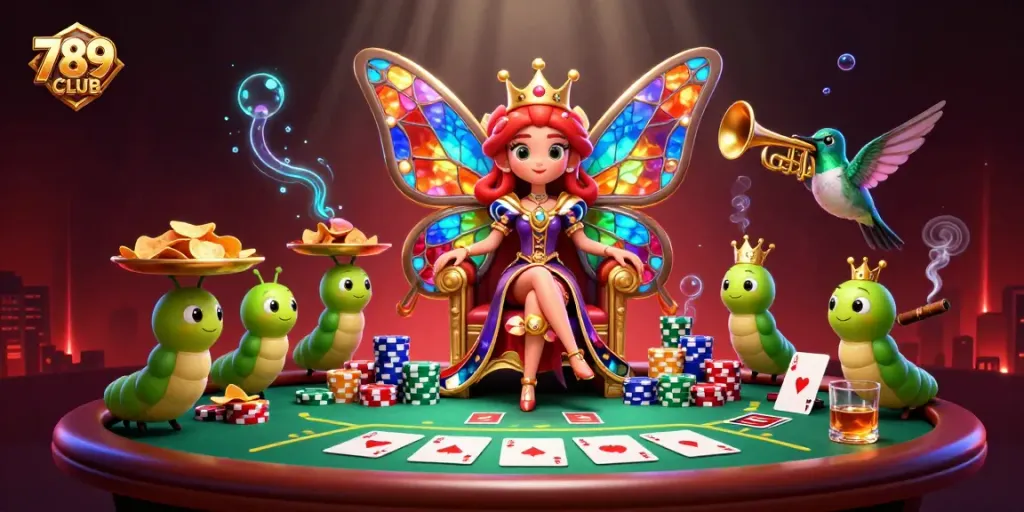 Experience winning strategies with 789CLUB's dynamic 3D casino illustration showcasing vibrant gaming elements.