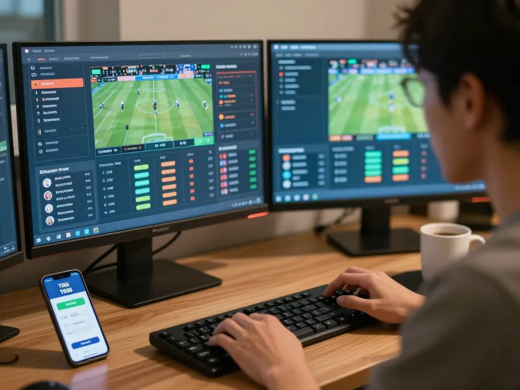 Engaging online sports betting experience with TR88 app displaying live odds