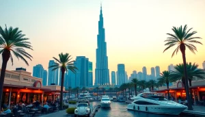 Experience the vibrant skyline of Dubai while planning your travel to Dubai adventures.