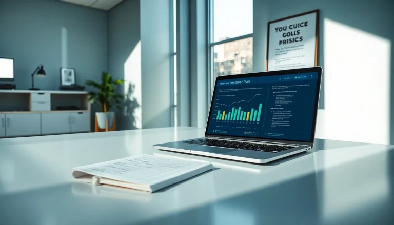 Visual representation of pip meaning as a Performance Improvement Plan in a vibrant office setting.
