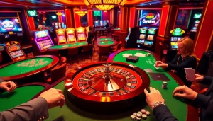 Experience thrilling gameplay at 32win com with vibrant poker tables and roulette action.