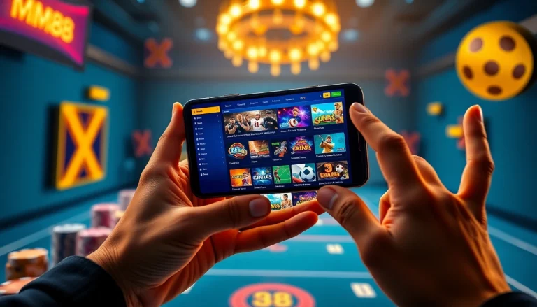 Engaging online gambling experience at https://mm88.agency/ showcasing casino games and sports betting.