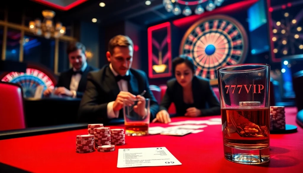 Experience the thrill of high-stakes poker at 777VIP casino, showcasing intense gameplay and professional atmosphere.