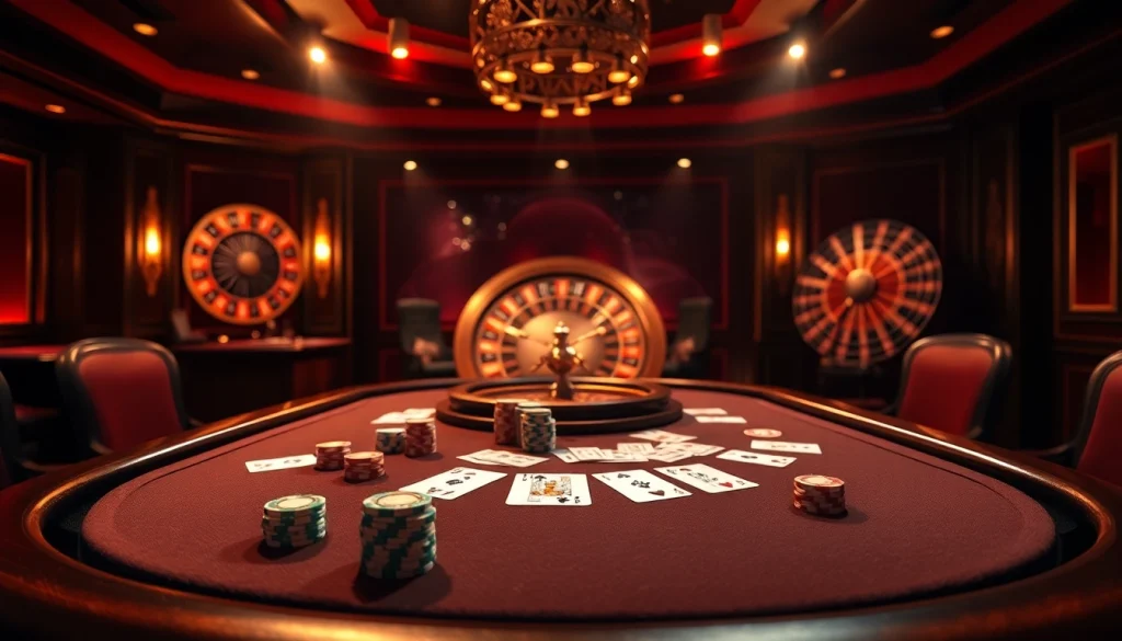 Experience kèo nhà cái excitement with a luxurious casino poker setting and dynamic betting visuals.