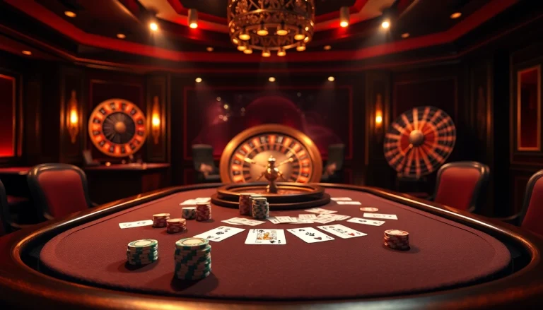 Experience kèo nhà cái excitement with a luxurious casino poker setting and dynamic betting visuals.