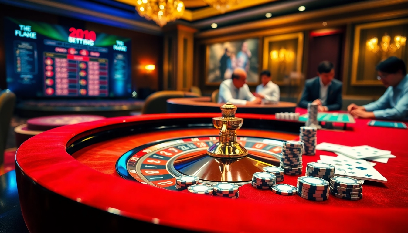 Experience the thrill of https://vnew88.vip/ with vibrant poker chips and an enticing roulette wheel.