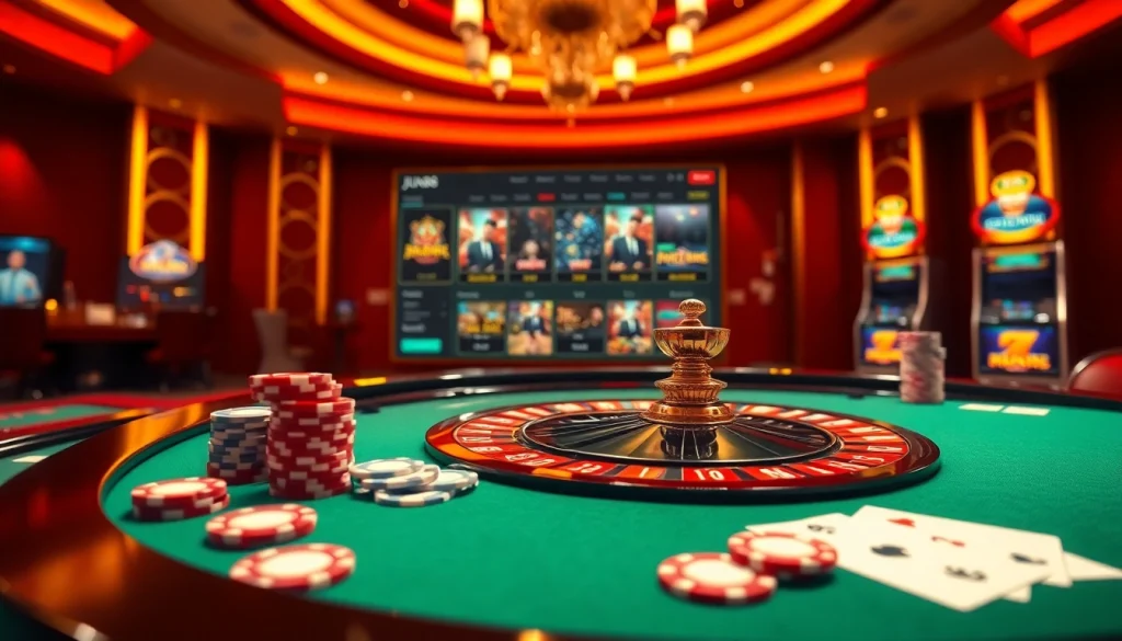 Experience the thrill of Jun88 phiên bản 2 with engaging casino games and vibrant graphics.