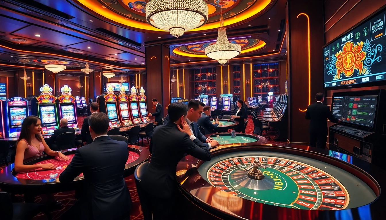Gamblers enjoying the luxury of play at a casino, where strategies come to life at https://xx88.boats/.