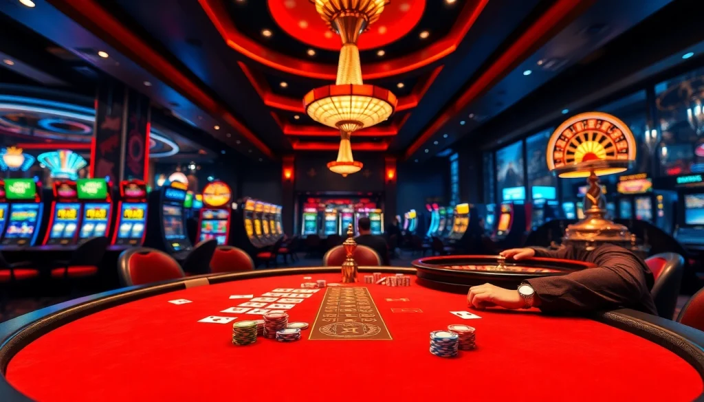 Experience thrilling gameplay at https://www.vvjl11.com/ with colorful poker chips and attentive players at a casino table.