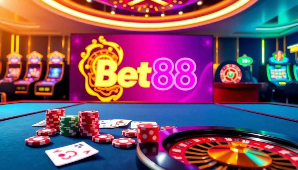 Engage in thrilling games at https://bet88e.gold/ with vibrant casino tables, exciting slots, and dynamic poker action.