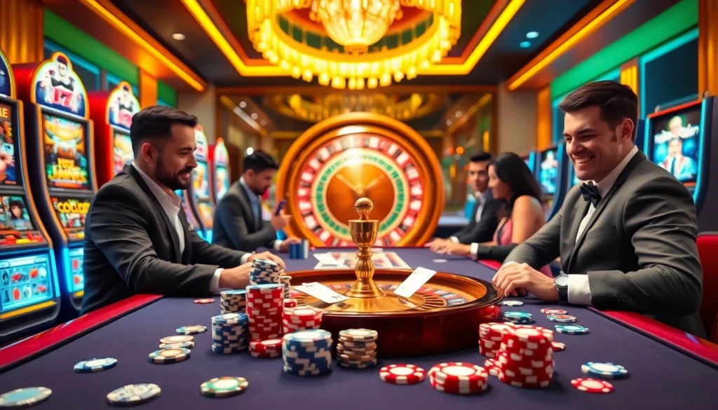 Experience the thrill of winning at http://33winn.gold/ with poker, roulette, and slot machines in a luxurious casino setting.