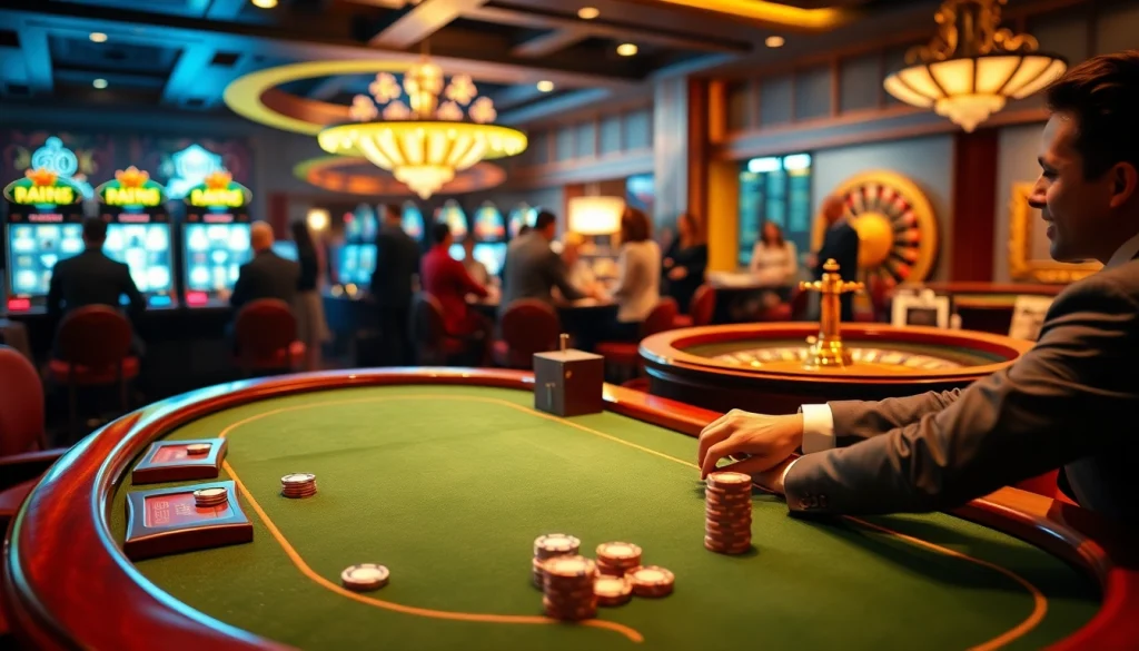 Experience the thrill of poker at rikvip.gb.net with vibrant games and excited players.