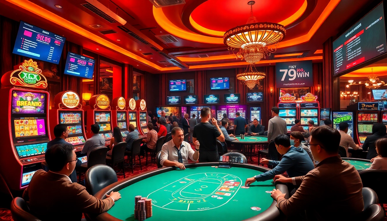 Experience the excitement of gambling at 789win with vibrant slot machines and intense poker action.
