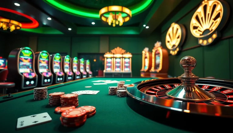 Sodo66 players enjoying an exciting online casino experience with vibrant games and poker chips.