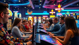 Engaging experience at meilleur casino en ligne belgique with diverse players enjoying vibrant gaming.