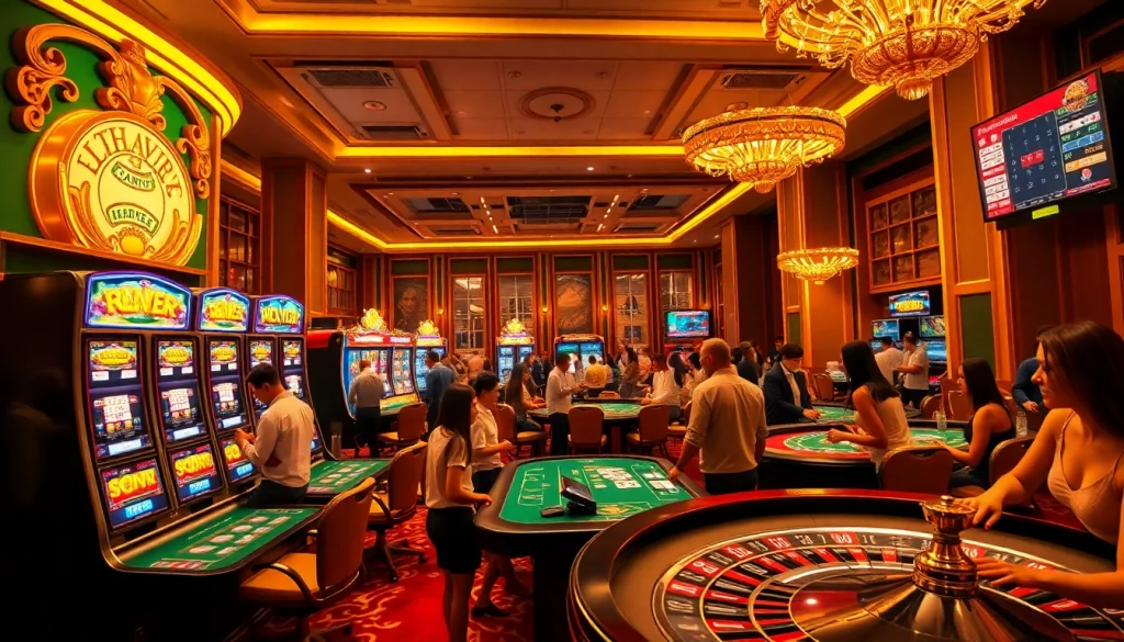 Experience the exciting atmosphere of luckywin kenya with elegant casino features and vibrant gambling activities.