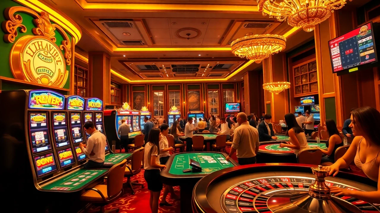 Experience the exciting atmosphere of luckywin kenya with elegant casino features and vibrant gambling activities.