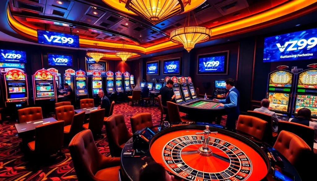 Experience the thrill of gaming at VZ99 with dynamic roulette and exciting slots.