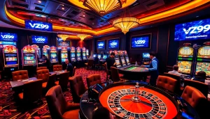 Experience the thrill of gaming at VZ99 with dynamic roulette and exciting slots.