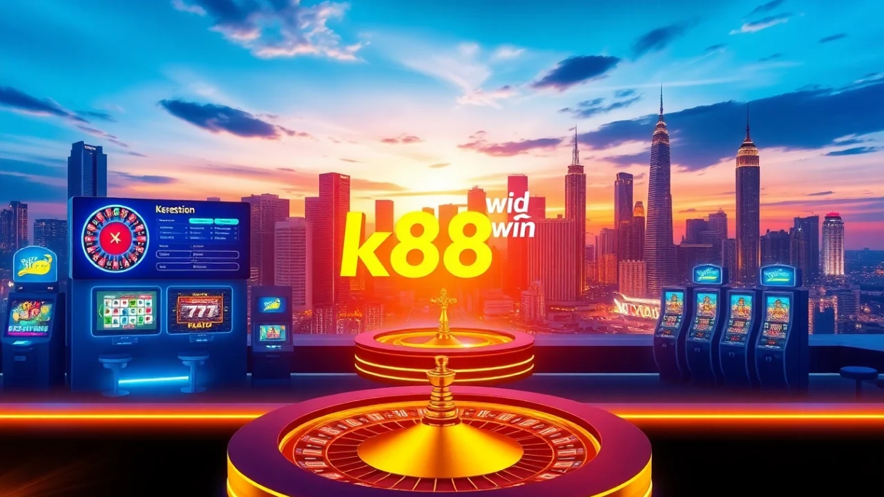 Engaging online gaming scene for k88win showcasing modern betting elements.