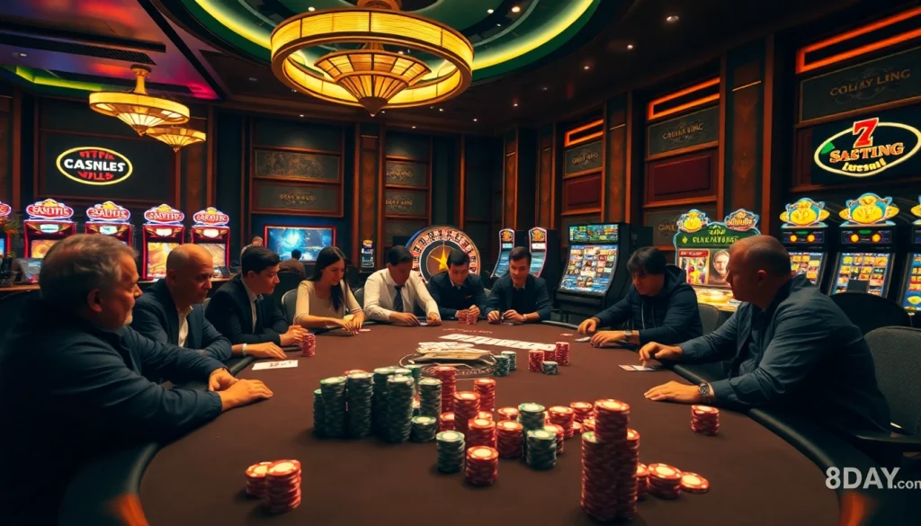 Experience high-stakes excitement at 8day.cn.com with vibrant casino games and poker action.