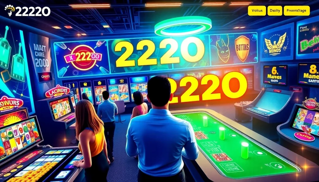 Experience the excitement of 222O, featuring colorful slots and professional live dealer tables.
