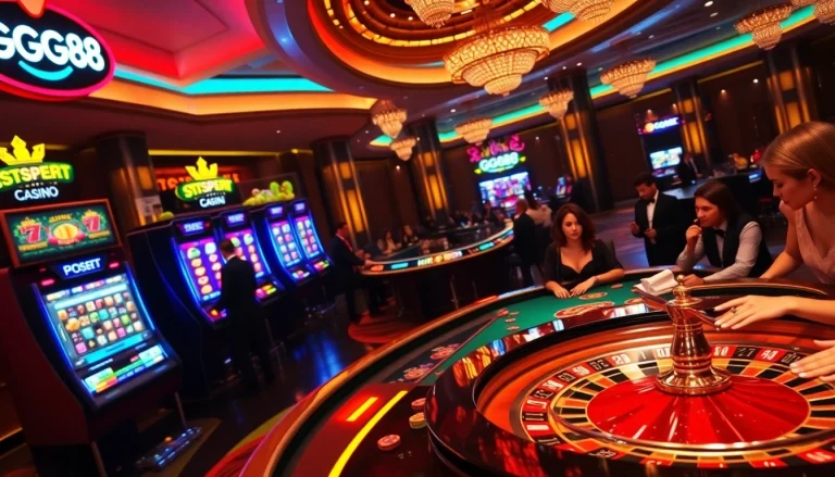 Experience the excitement of GG88's luxurious online casino with vibrant games and thrilling action.