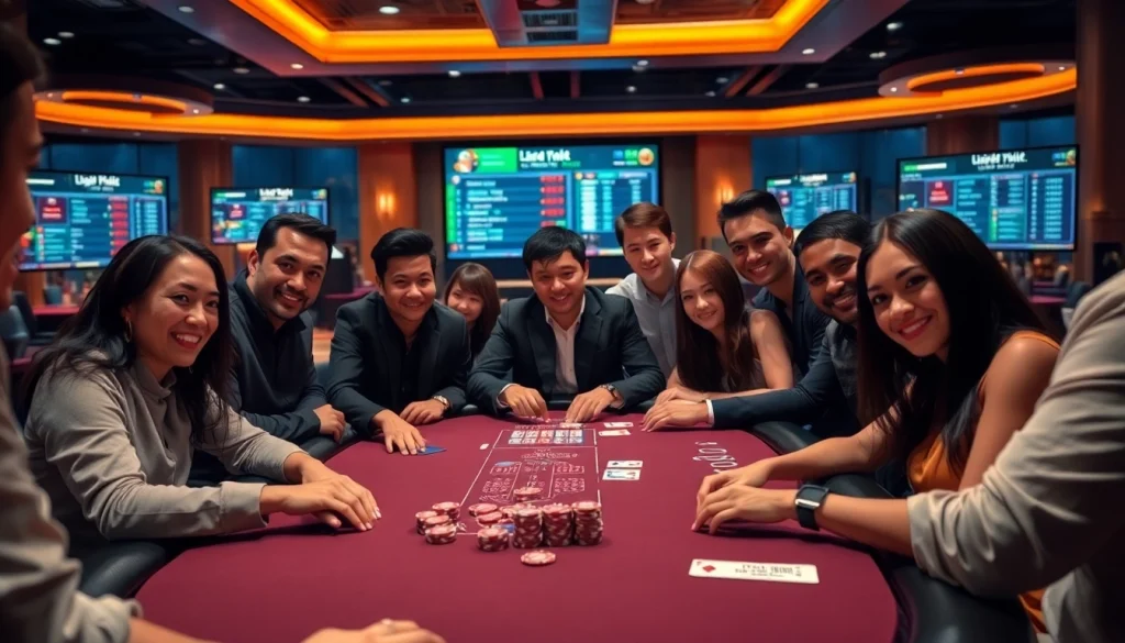Exciting live casino experience featuring diverse players engaged in games at winvn88.live.