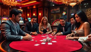 Experience the thrill of high-stakes play at 79king casino with vibrant poker action and luxury ambiance.