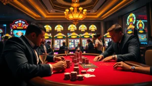 Experience the thrill of poker at vip66 with elegant casino elements and high-stakes excitement.