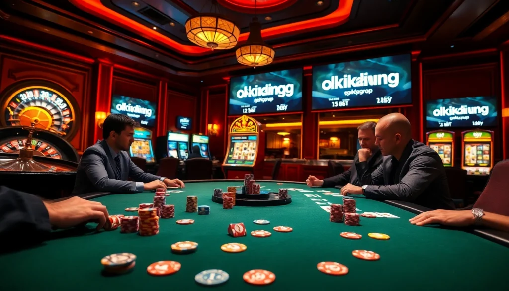 Join the action at okking.group with intense poker gameplay and high-stakes excitement.
