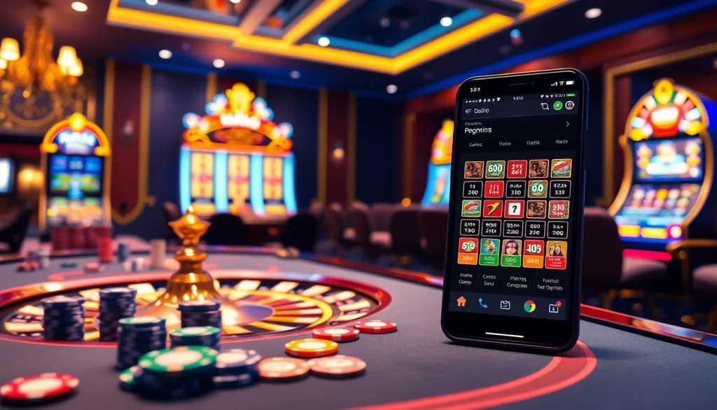 Experience the thrilling atmosphere of online gambling with mb66.nyc featuring luxurious casino elements.