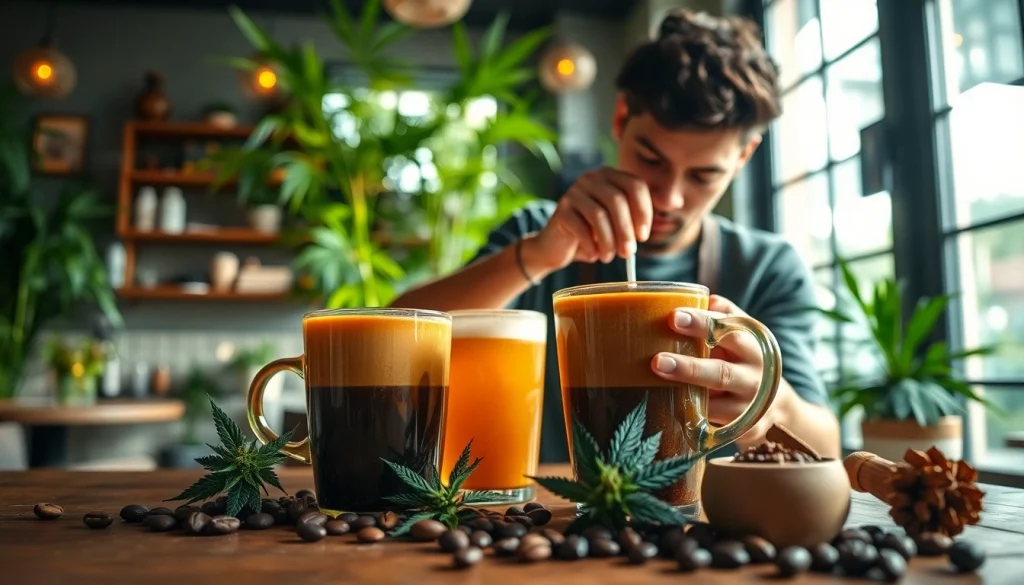 Café Cannabis Coffee Shop lloret de mar offrant une ambiance chaleureuse et artisanale.