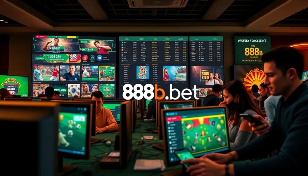 Experience the thrill of online gambling at 888b.bet, a vibrant platform for betting and gaming enthusiasts.
