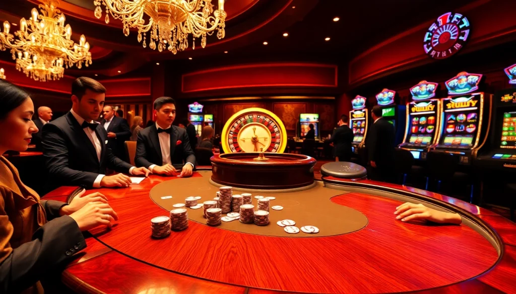 Experience the thrill of casino games at https://uu88.gl/ with vibrant poker and slot visuals.