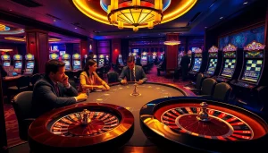 Enhance your gaming experience at the S8 poker table in a luxurious casino environment.