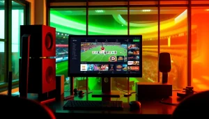 An engaging online betting scene at ev88win.live featuring dynamic sports and casino graphics.