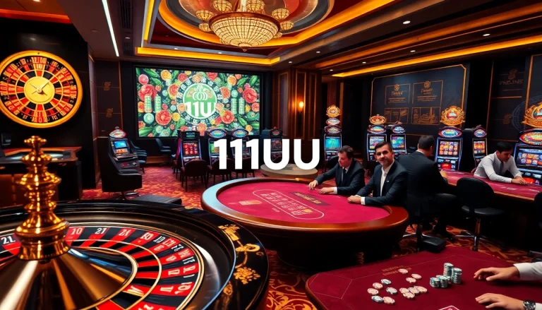 Experience the thrill of gambling with 11UU at vibrant casino tables filled with excitement.