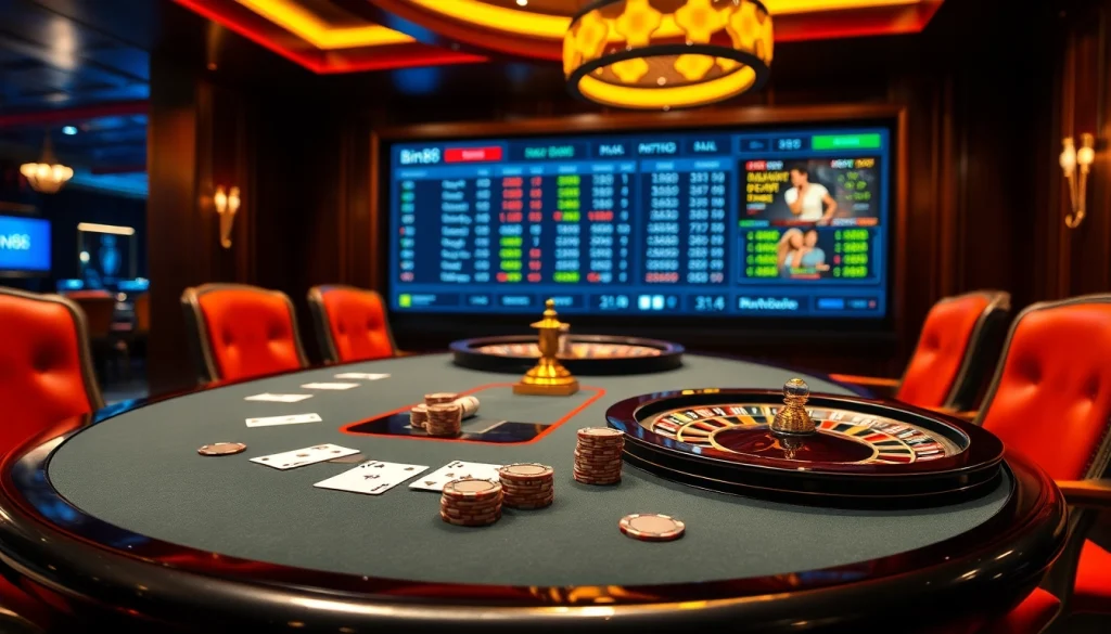 Experience the excitement of Bin88 online casino with high-stakes poker and vibrant roulette.