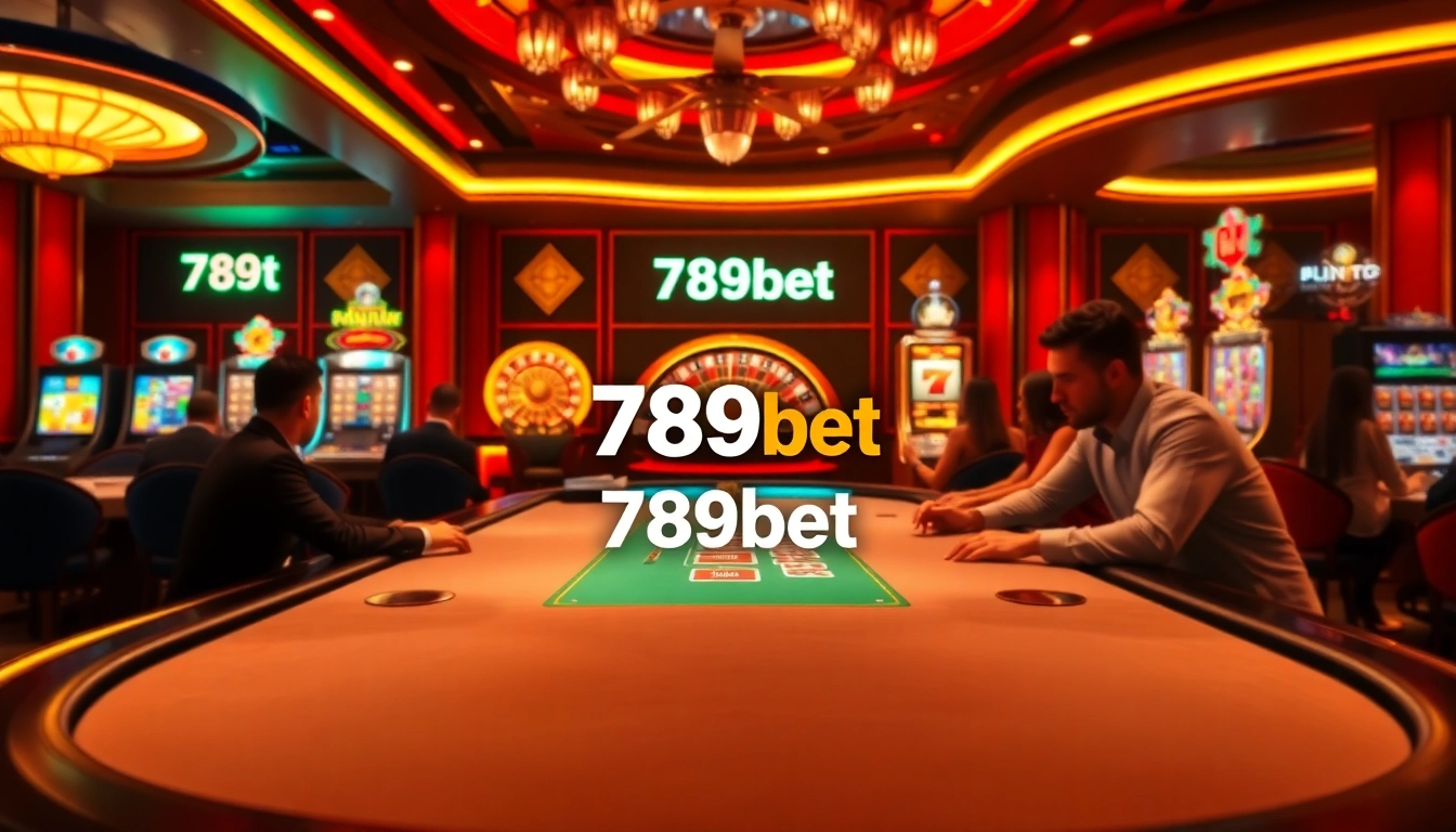 Experience thrilling poker action at 789bet's luxurious casino tables.