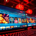 K88 online gambling platform interface showcasing exciting games and vibrant graphics.