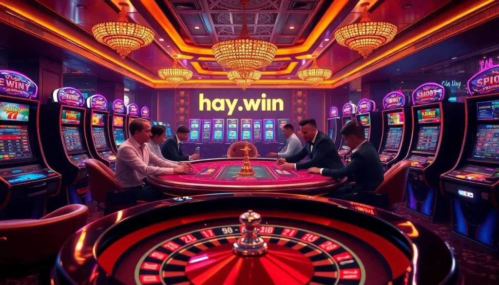 Experience the thrill of play at hay.win with high-stakes poker and vibrant slot machines.