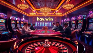 Experience the thrill of play at hay.win with high-stakes poker and vibrant slot machines.